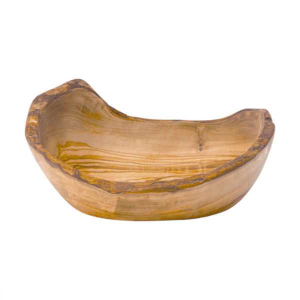 ENSALADERA DE MADERA DE OLIVO OVAL 24.5 x 17cm