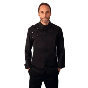 VOLCAN CHAQUETA COCINA UNISEX NEGRA