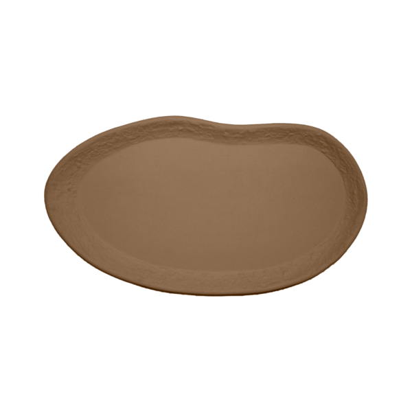 Roca Irregular Bandeja 32×21 cm. Terracota