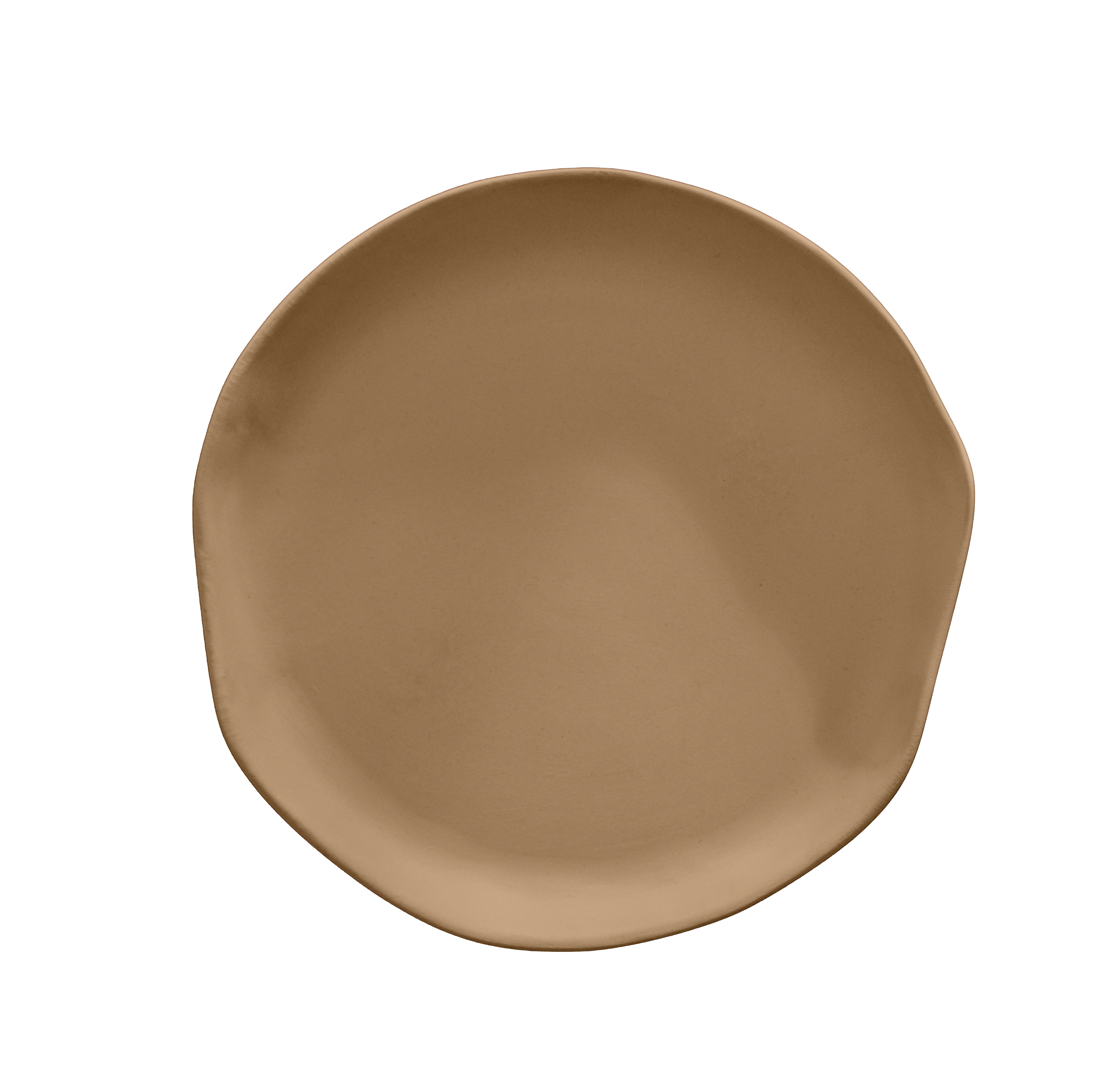 Plato Marea irregular terracota 27×3,5 cm