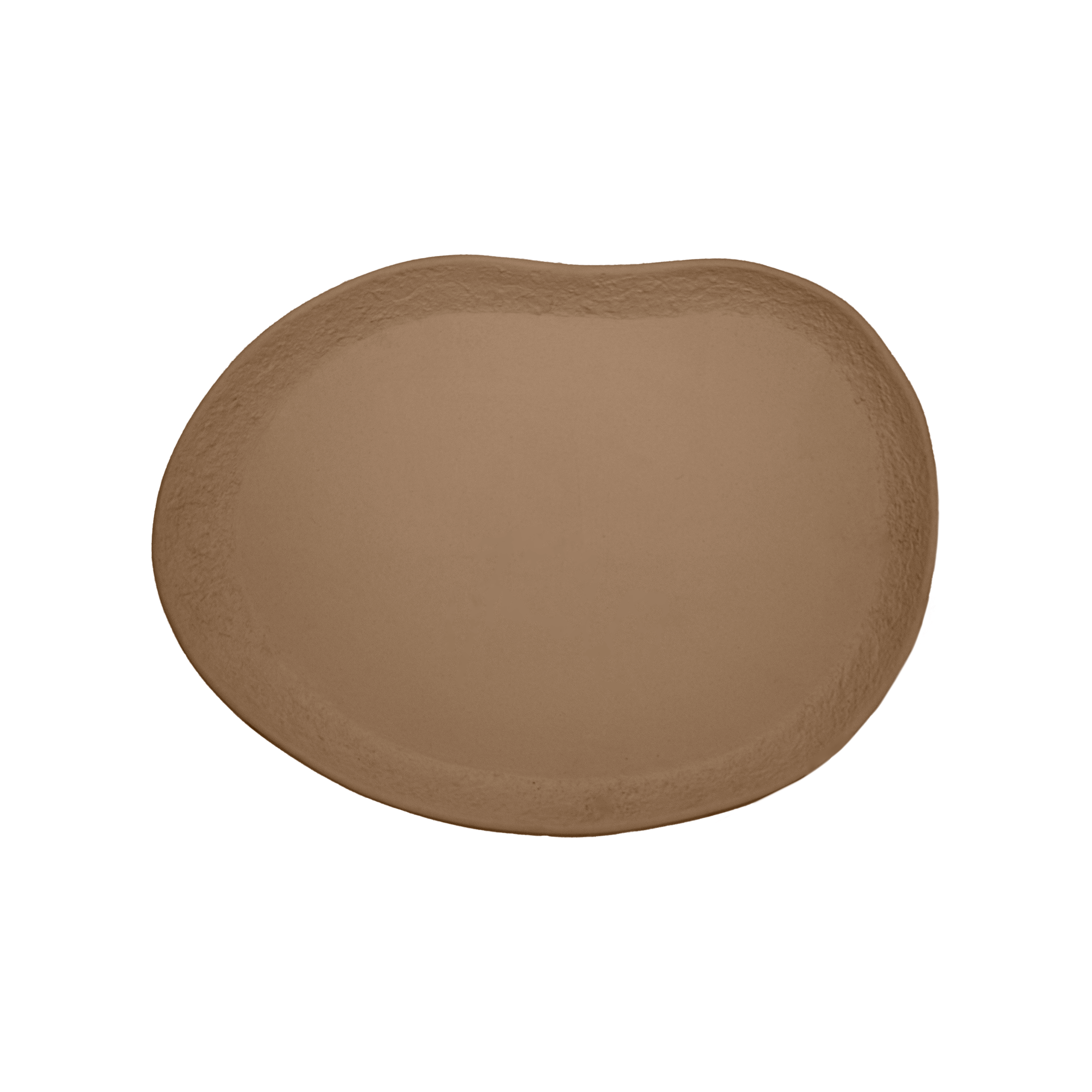 Roca irregular bandeja 40x30cm Terracota