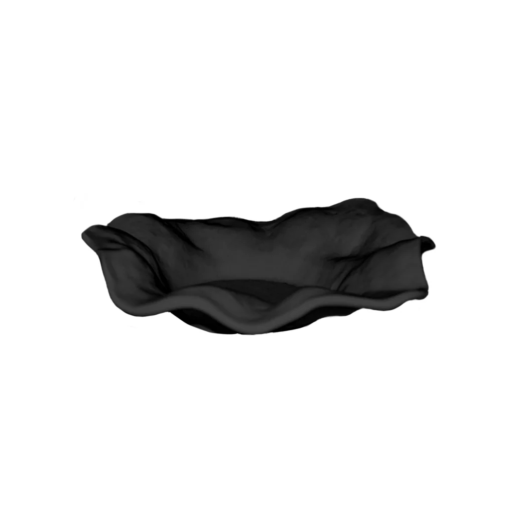 MAREA PLATO 30X8CM NEGRO
