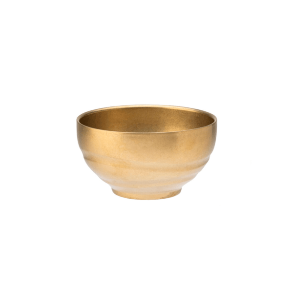 ARTEMIS CUENCO DOBLE PARED 12CM DORADO