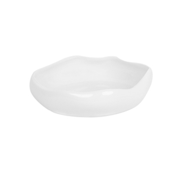 BOL PLANO BLANCO PORCELANA 25X6,5CM