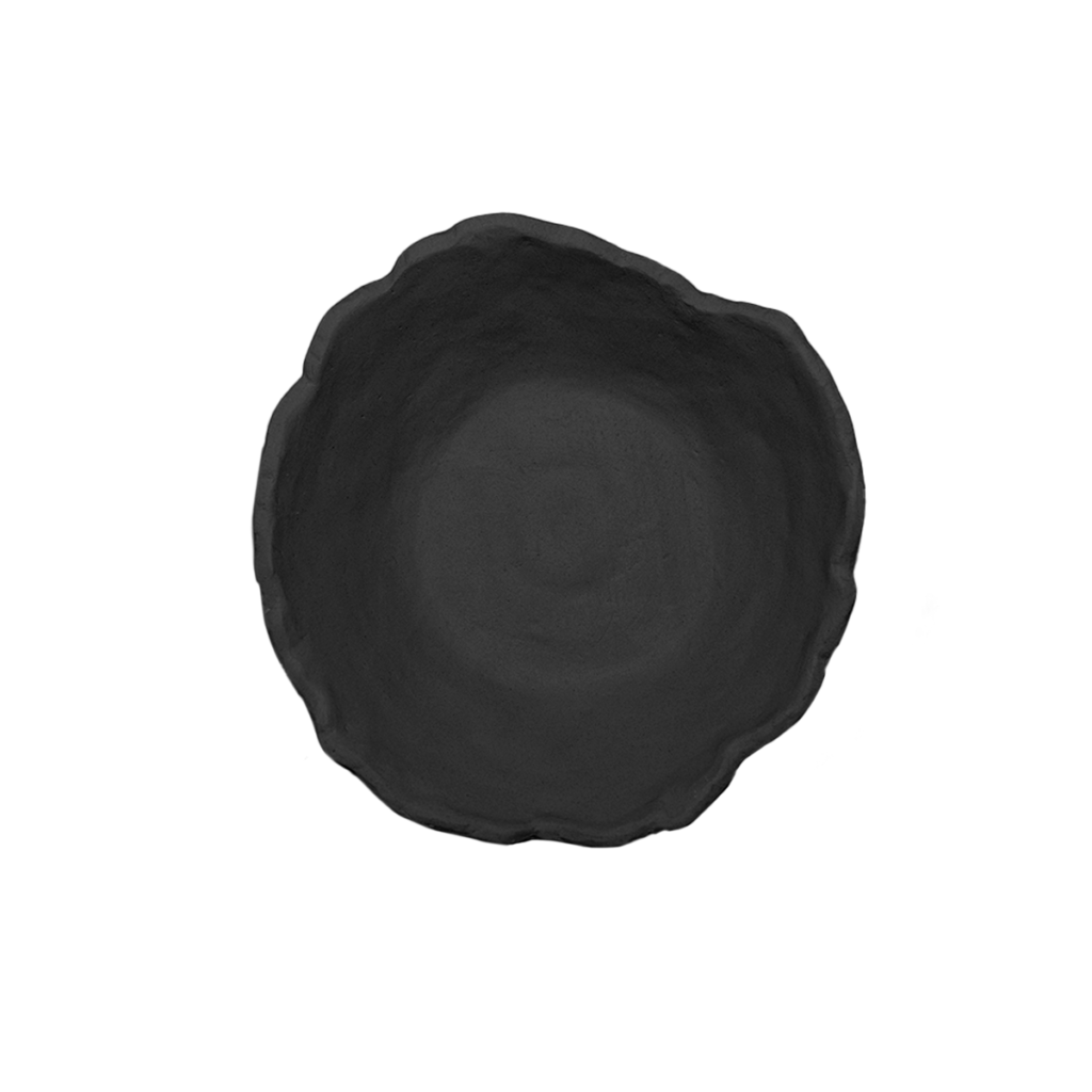 VOLCÁN BOL 22 X 7CM NEGRO