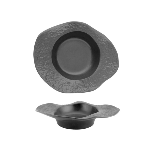 ELGANTE PLATO HONDO 24CM NEGRO