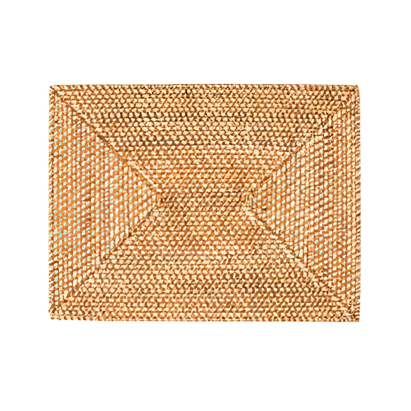 MANTEL RATAN RECTANGULAR 40X30CM.NATURAL