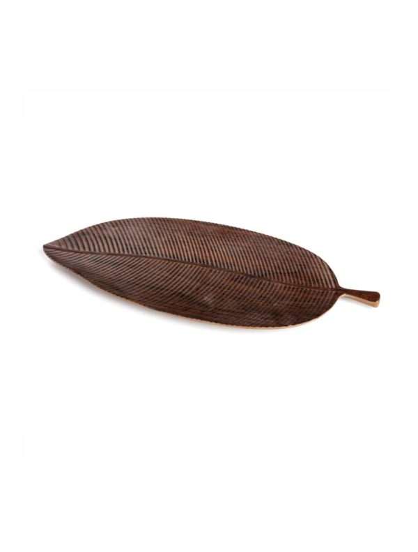 BANDEJA FORMA HOJA 37,5x15 cm