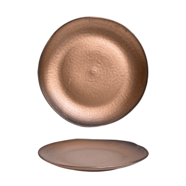 PLUMA PLATO LLANO 28CM BRONCE