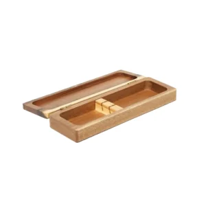 ESTUCHE MADERA 2 HUECOS PARA CUCHILLO