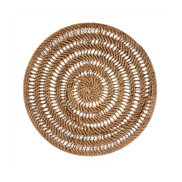 MANTEL RATTAN SPIRIL BROWN_11zon