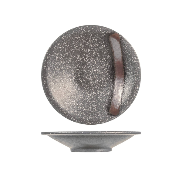 NEGRO-BRONCE-PLATO-HONDO-27X-H5CM