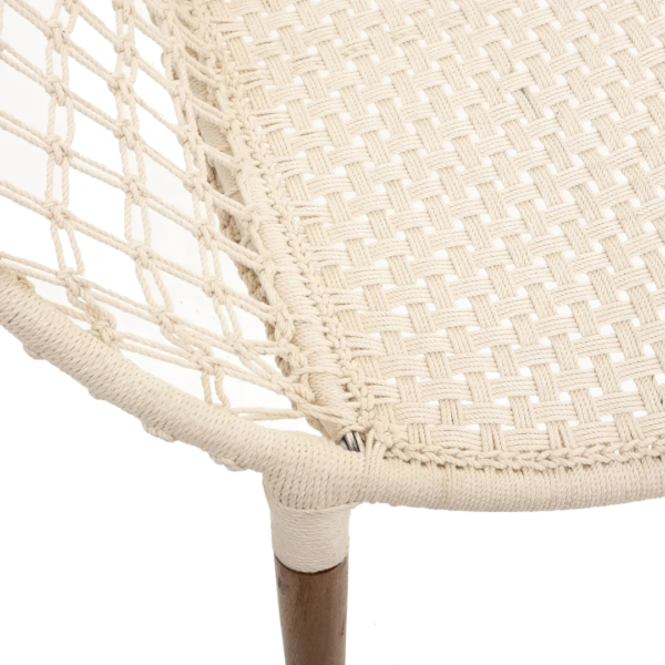 COTTON SILLON L. 90 x W. 90 x H. 85 cm - Imagen 2
