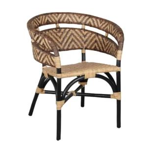 RATAN AFRICA SILLON 69x60x80 cm | Altura del asiento: 47 cm | Reposabrazos: 70-77 cm