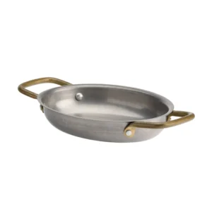 VINTAGE CAZUELA PLATA OVAL 16,5X12,5CM