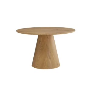 ROBLE LAMINADO MESA REDONDA 120X H75CM