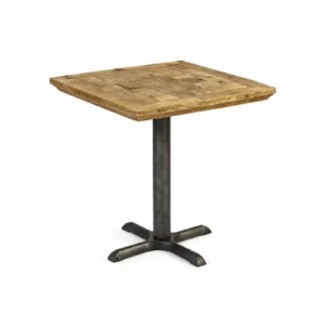 MESA MADERA Y METAL 70 x 70 x 77