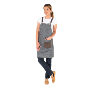 DELANTAL CON PETO GOBI GRIS 74X80 CM