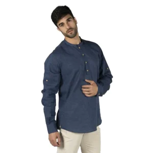 CAMISA HOMBRE LINO/COTTON CUELLO MAO TIWI