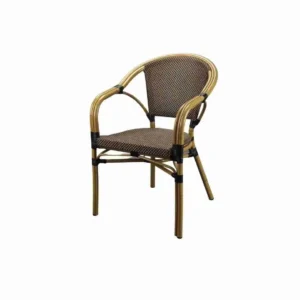 MAUI SILLA BAMBU Y TELA ANTRACITA