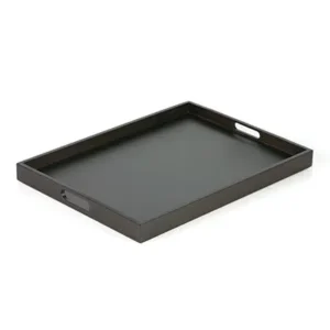 MADERA WENGUE BANDEJA APILABLE CON ASA 53X40X H4,5CM