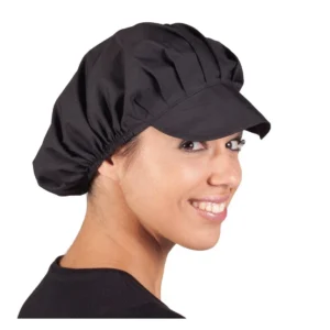 GORRA MUJER POPELIN NEGRO 10 UNDS