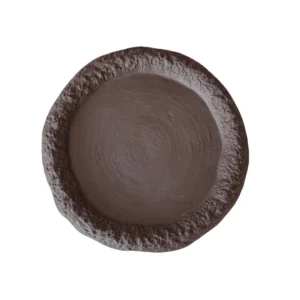 VOLCAN PLATO PAN MARRÓN CHOCOLATE 17CM