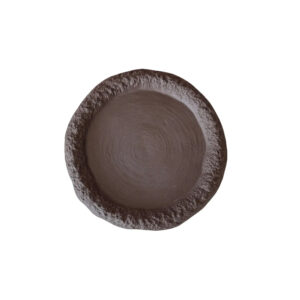 VOLCÁN PLATO PAN MARRÓN CHOCOLATE 17CM