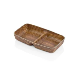 SNACK PLATO DOBLE 19X10CM