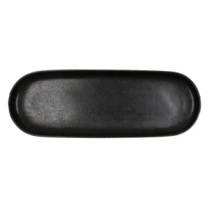 RÚSTICO NEGRO BRONCE BANDEJA 38X13CM