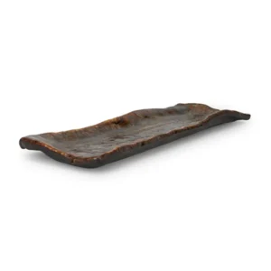 UMISA OSCURO BANDEJA IRREGULAR 32X10CM