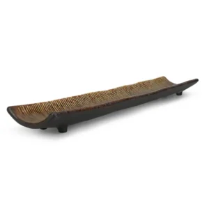 UMISA OSCURO BADEJA LUNA 39X8X H3CM
