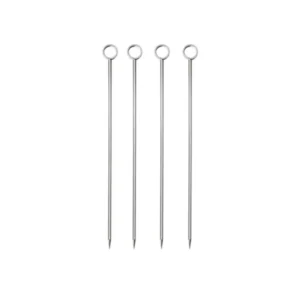 COCKTAIL PICKS 10 CM. INOX. PACK 4 UNIDADES