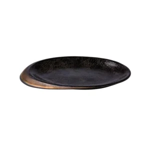 ORO OCRE FUENTE IRREGULAR NEGRO 25.8X18,5X H2CM