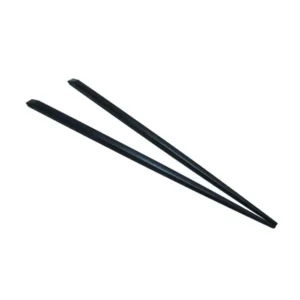 PALILLOS ZEN MELAMINA NEGRO 24CM SET 2 UNIDADES