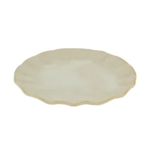 DUNA CREMA PLATO LLANO 28CM