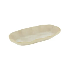 DUNA CREMA BANDEJA IRREGULAR 24X12CM