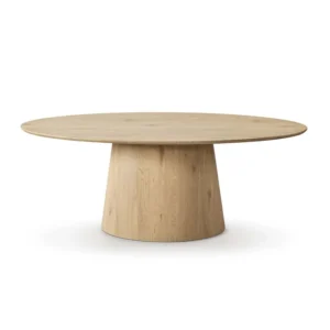 MESA MADERA OVALADA 200X100X H76CM