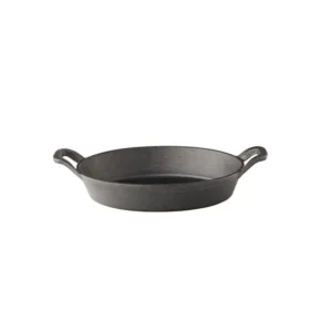 HIERRO FUNDIDO PLATO OVALADO CON OREJAS 24CM 108CL