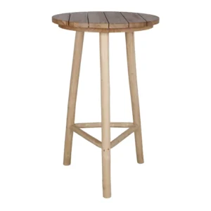 BLICA MESA MADERA ALTA Ø70×115 cm