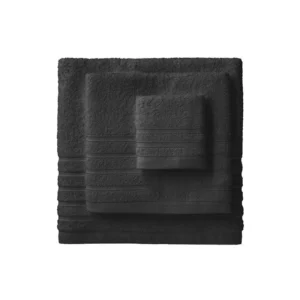 SET TOALLA NEGRA 500G 100% ALGODON