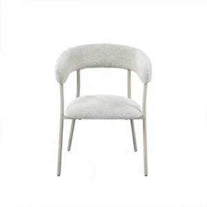 MINIMALIST SILLA TELA GREIS REPOSABRAZOS
