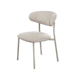 MINIMALIST SILLA TELA GREIS