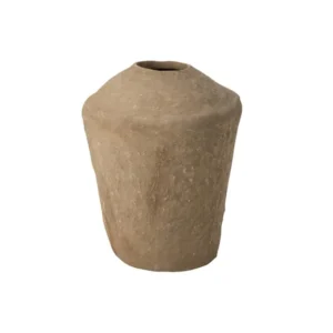 PAPEL MACHE MARRON JARRON 47X H58CM