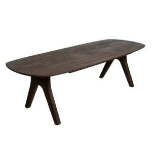 MESA MARRÓN MADERA DE MANGO 260X100X H76CM
