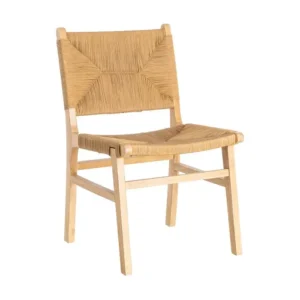 NODO CLARO SILLA DE MADERA Y CUERDA NATURAL 50X H86
