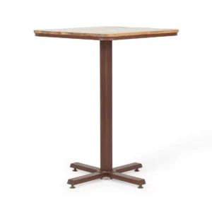 MESA ALTA CAFETERIA ANTIQUA 70X70X H100 CM