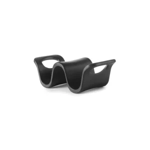 SOPORTE TACO 1-2 HUECOS MELAMINA NEGRO