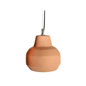 LAMPARA BARRO TERRACOTA LARGO 22 cm ANCHO 22 cm ALTO 25 cm