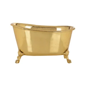 CHAMPAÑERA BAÑERA ORO ENVEJECIDO 42X25X H23CM